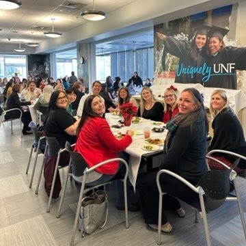 Nutrition table at the holiday party