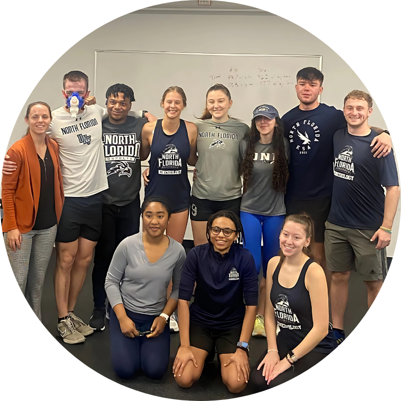 kinesiology group picture of students and faculty