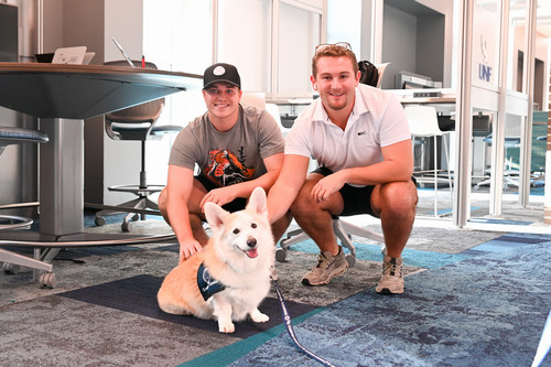 UNF students with Campus Canines