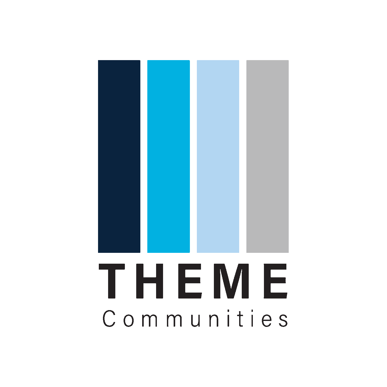 theme community graphic with UNF blue and gray colors