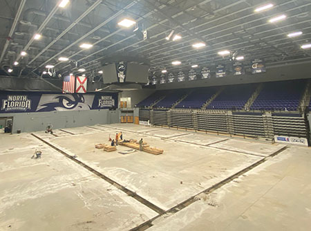UNF Arena construction