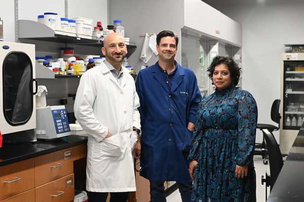 (Left to right) UNF faculty members Dr. Bryan Knuckley, Dr. Corey Causey and Dr. Fatima Rehman