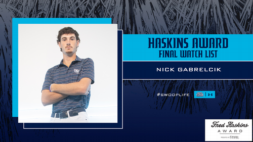UNF golfer Nick Gabrelcik Listed to Final Watch List for Haskins Award